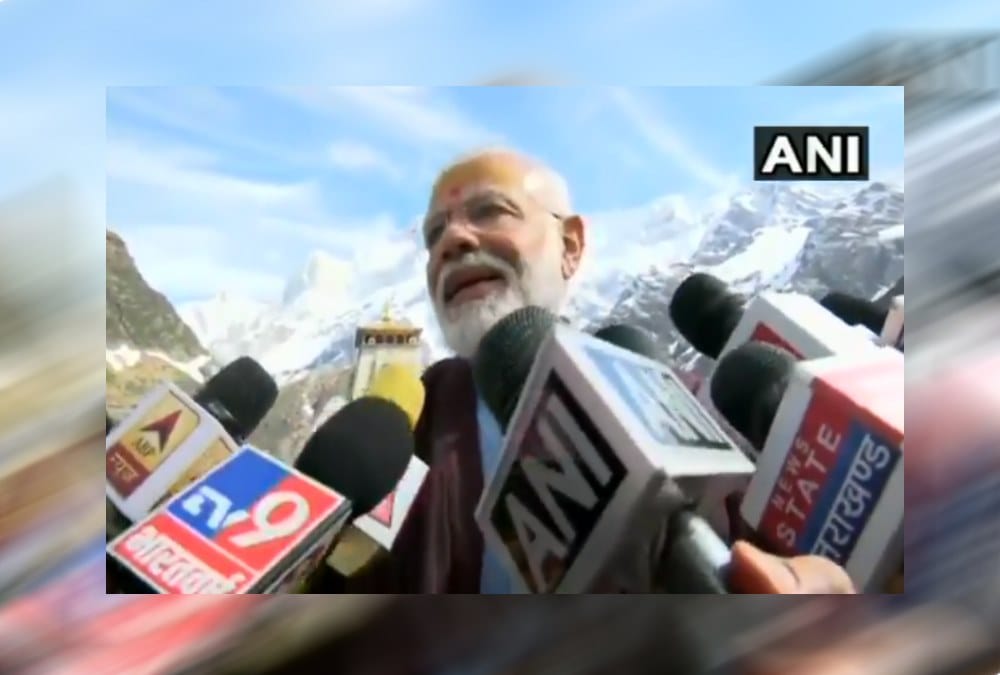 PM Narendra Modi interesting Answer to Media in kedarnath for victory wish in election 2019