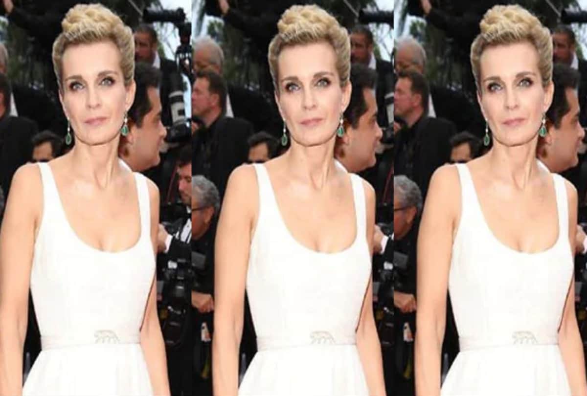Cannes 2019: Melita Toscan red carpet dress is from Sabyasachi collection