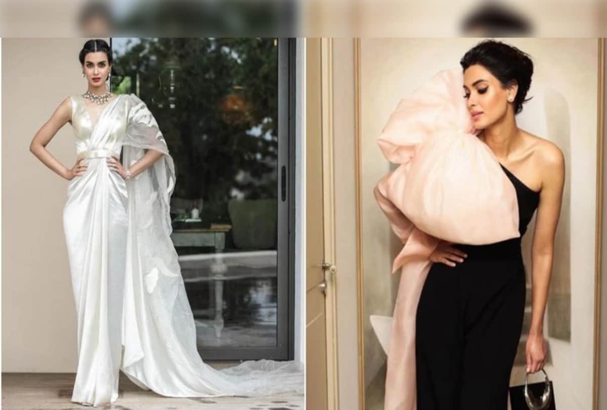 Cannes 2019: Diana Penty looks gorgeous in her white and gold silk saree