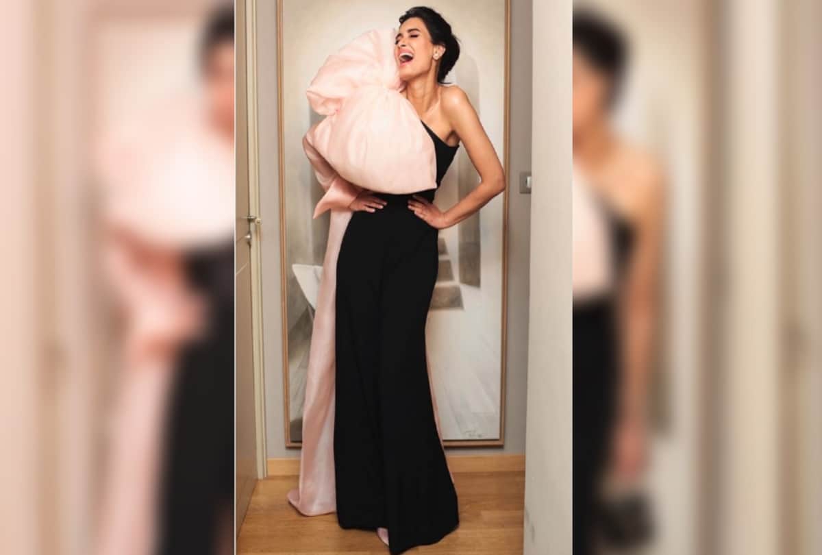 Cannes 2019: Diana Penty looks gorgeous in her white and gold silk saree