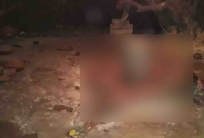 man furore in temple of etawah