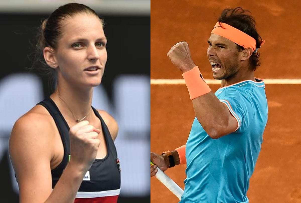 Rafael Nadal defeated Novak Djokovic to win italian open for record 9th time pliskova wins in women