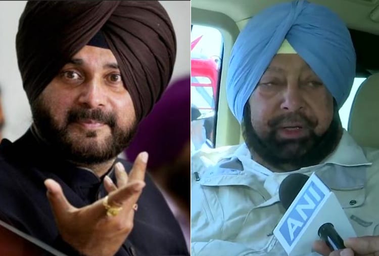 Lok Sabha Elections 2019, Clash in between captain amrinder singh and navjot sidhu for cm post