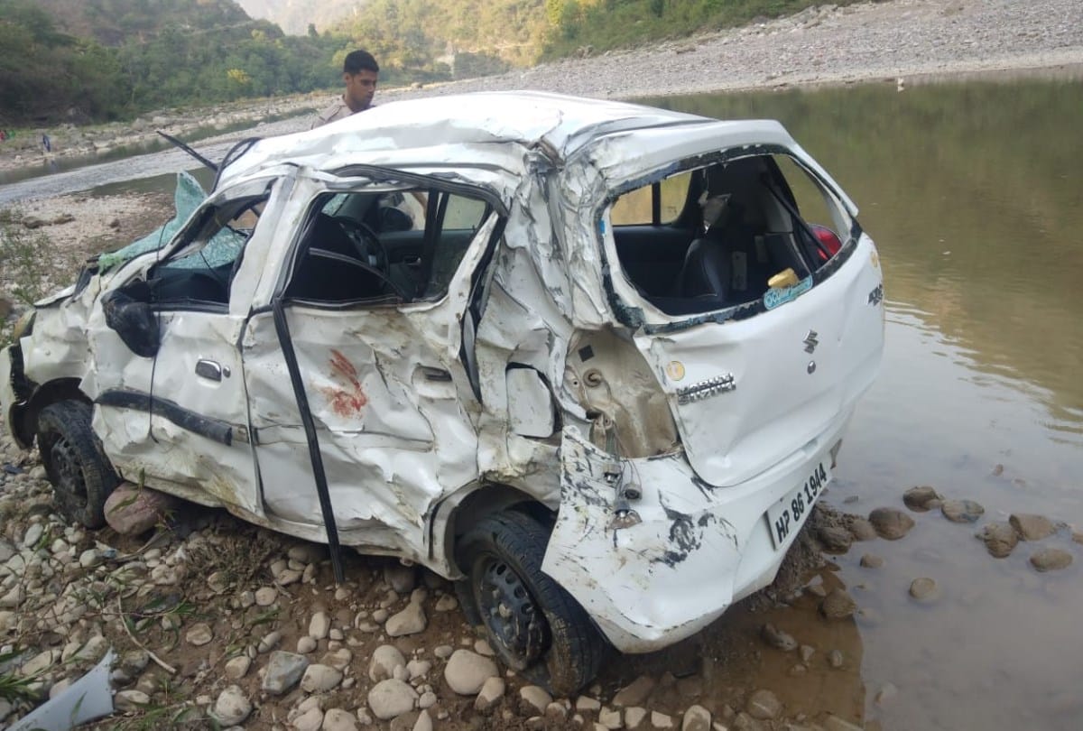 Woman killed five injured in accident in Mandi himachal pradesh