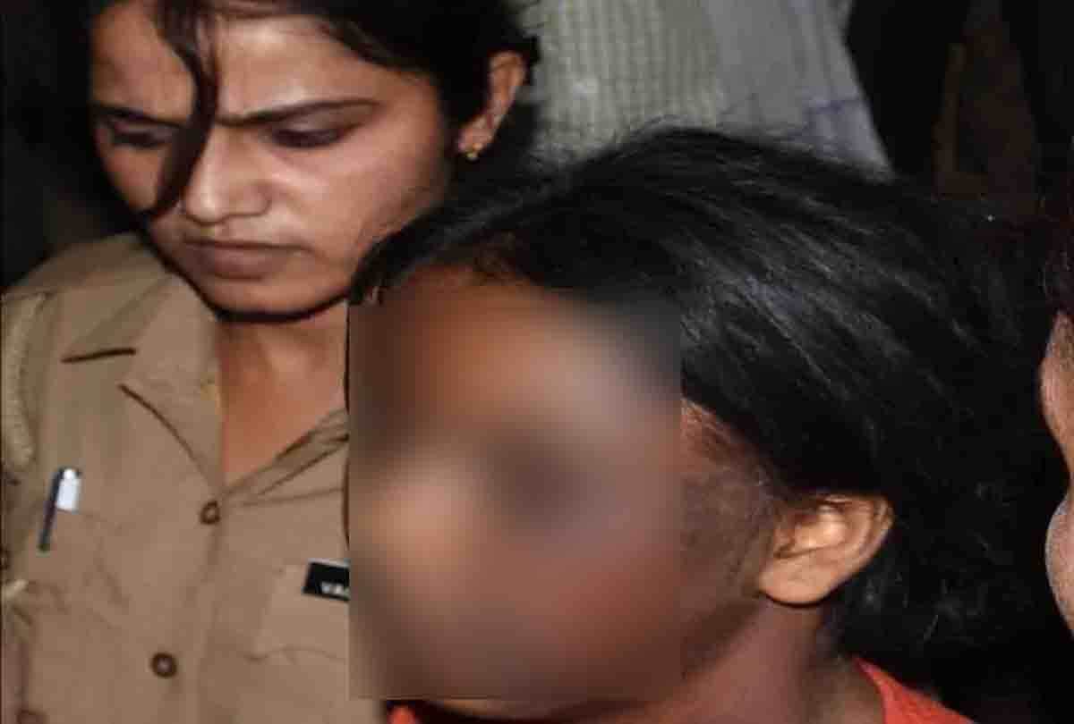 The delicate organs of innocent baby were stained with hot tongs