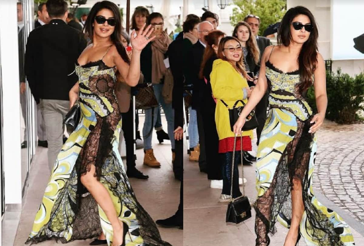Priyanka chopra new slim fit dress gives reply to pregnancy rumors in Cannes