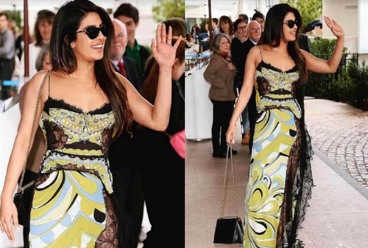Priyanka chopra new slim fit dress gives reply to pregnancy rumors in Cannes
