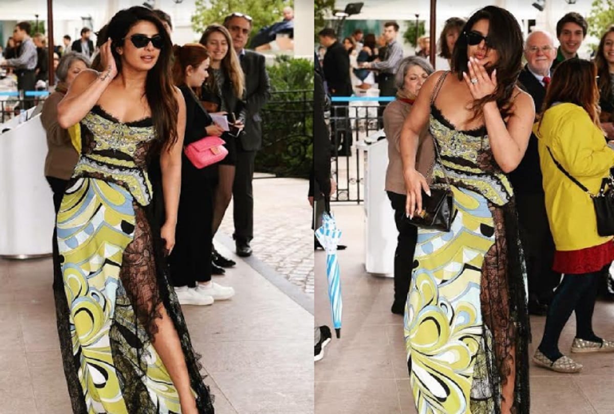 Priyanka chopra new slim fit dress gives reply to pregnancy rumors in Cannes