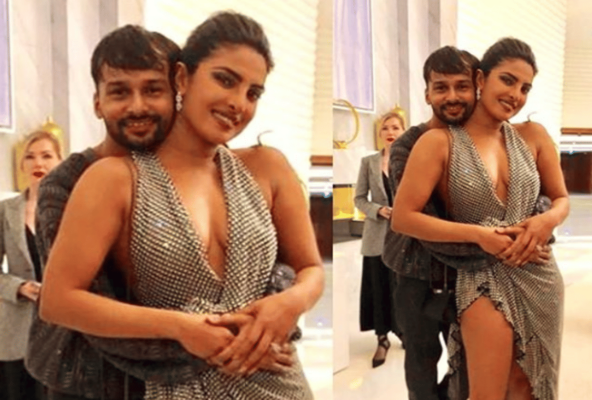cannes 2019 priyanka chopra with stylist sanjay kumar picture viral