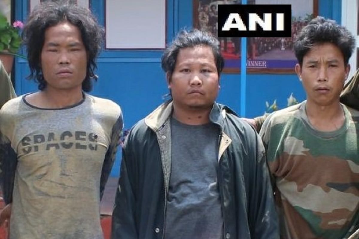 9th regiment of Assam Rifles arrested three members of banned terrorist organization NSCN K