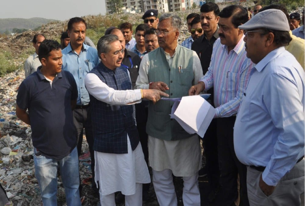 Dehradun trenching ground Mountain will clean with Indore model