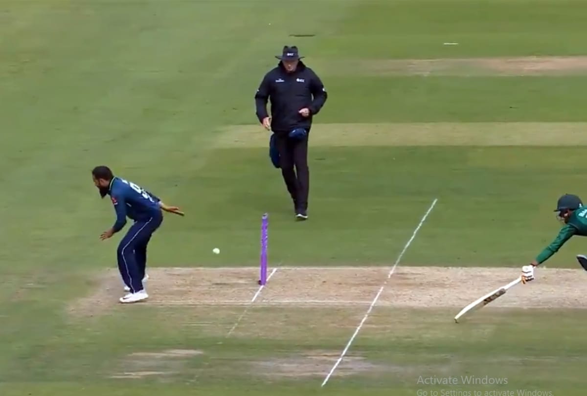 England vs Pakistan: Adil Rashid copied ms dhoni style for run out Babar Azam