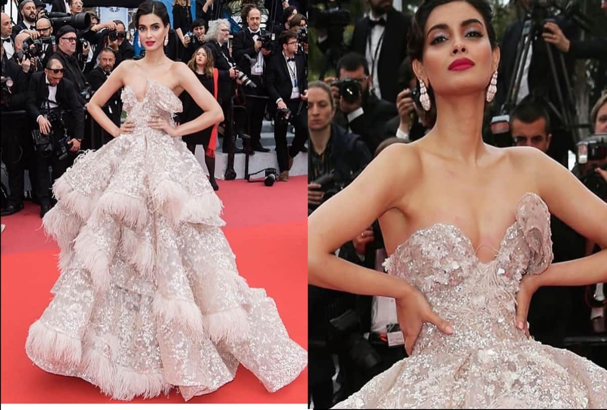 Cannes 2019: diana penty looks uncomfortable in her red carpet look see pics