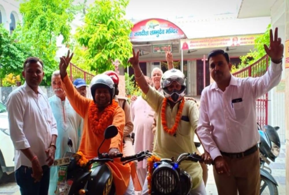Bjp Mla Deshraj karnwal Going to kedarnath badrinath for pm modi victory wish