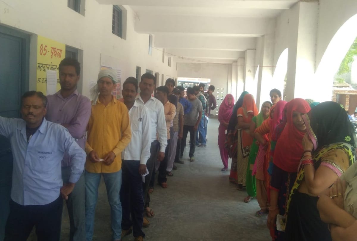 lok sabha elections 2019 re poll on palwal booth 88 where capturing happened by bjp agent