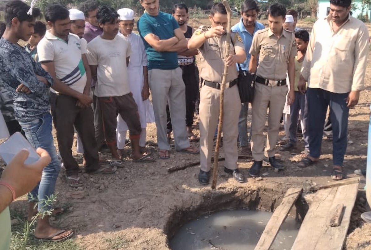 Three year old Boy drowned in dirty water pit Paonta Sirmour Himachal Pradesh