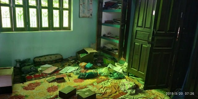 theft in the adjoining madrasa