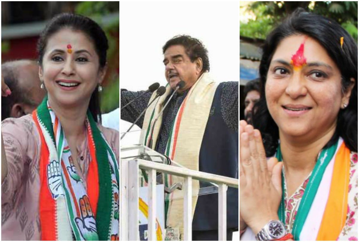 Urmila Shatrughan Sinha Priya Dutt Krishna Poornia Vijender Singh Raj Babbar lost Chunav 2019