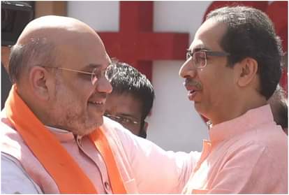 अमित शाह-उद्धव ठाकरे (फाइल फोटो)