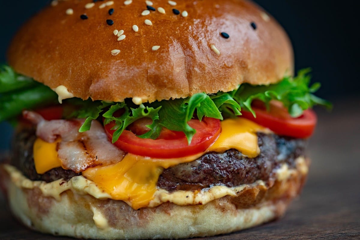 6 years old burger selled online