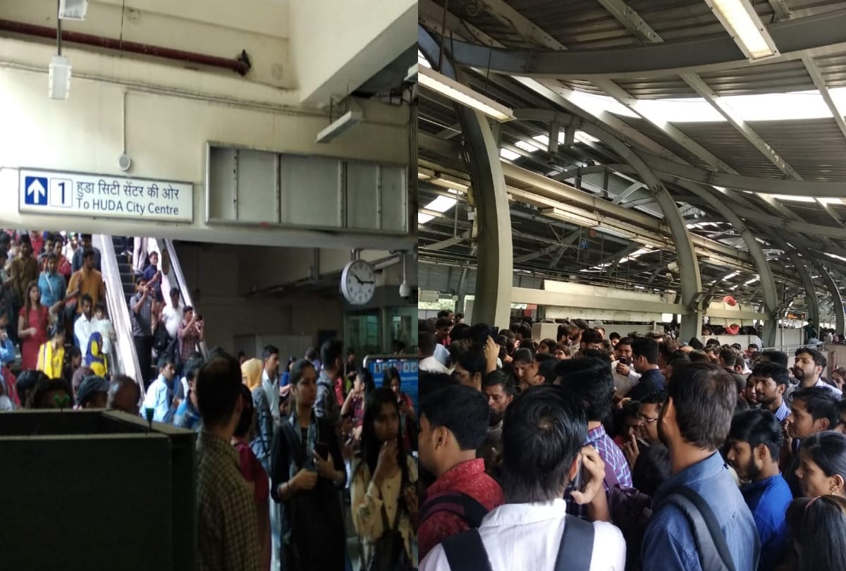 delhi metro services delayed on violet line from nehru place to badarpur station