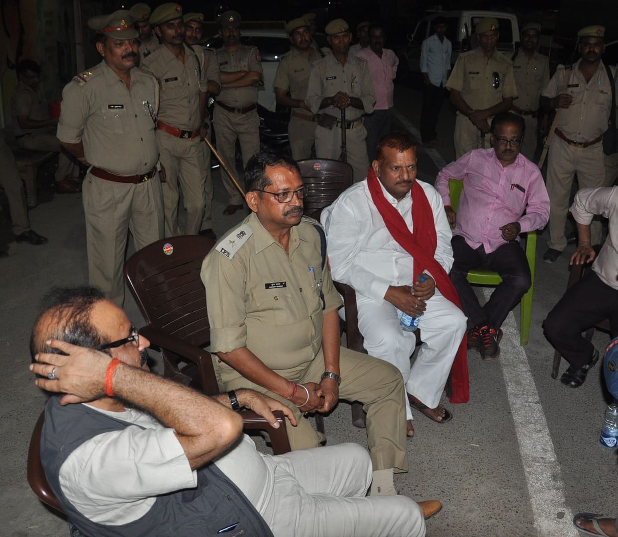 EVMs went under surveillance, police beaten
