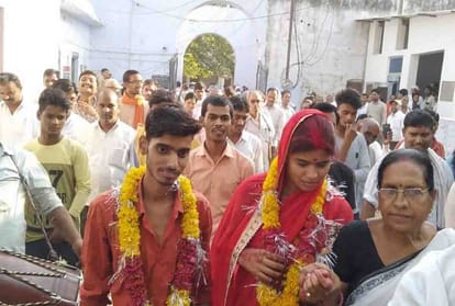 love couple marriage in police station