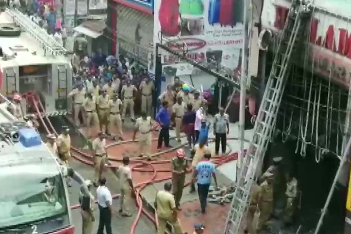 Fire breaks out in commercial building at MG Road, no casualties reported