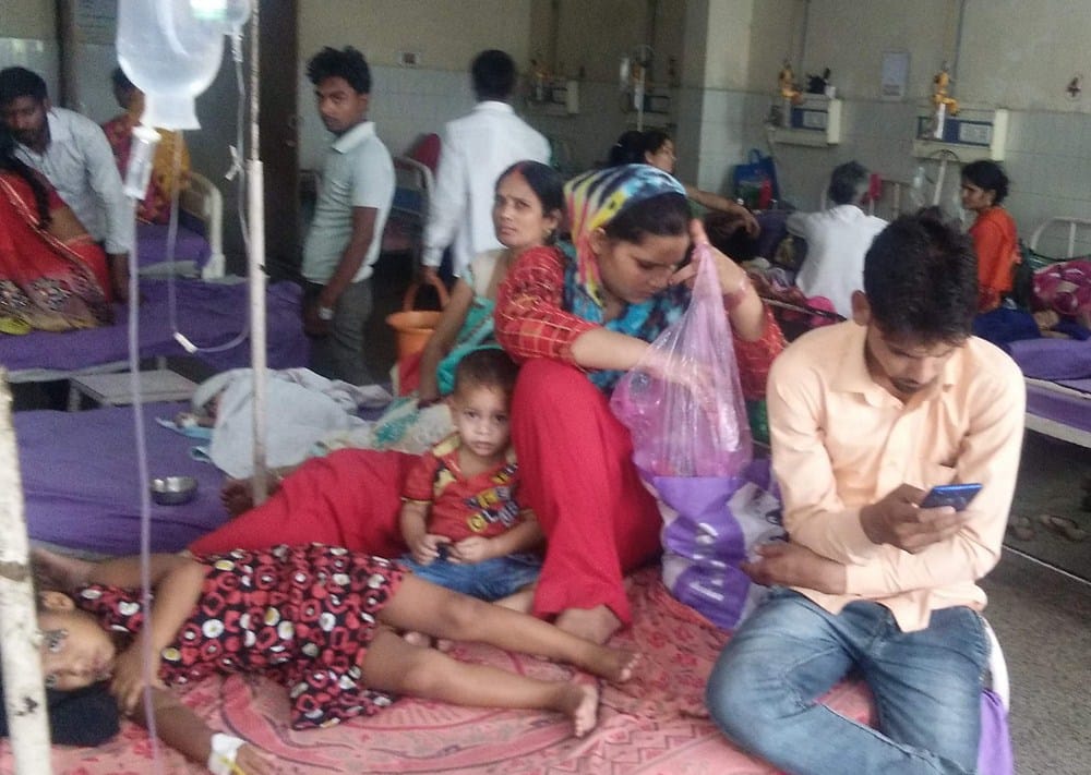 due to heat, patient increased