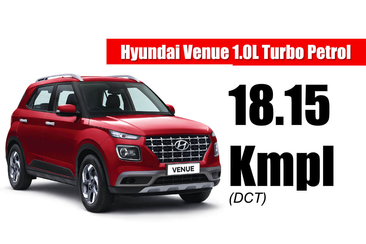 Hyundai Venue Engine and mileages details with variants