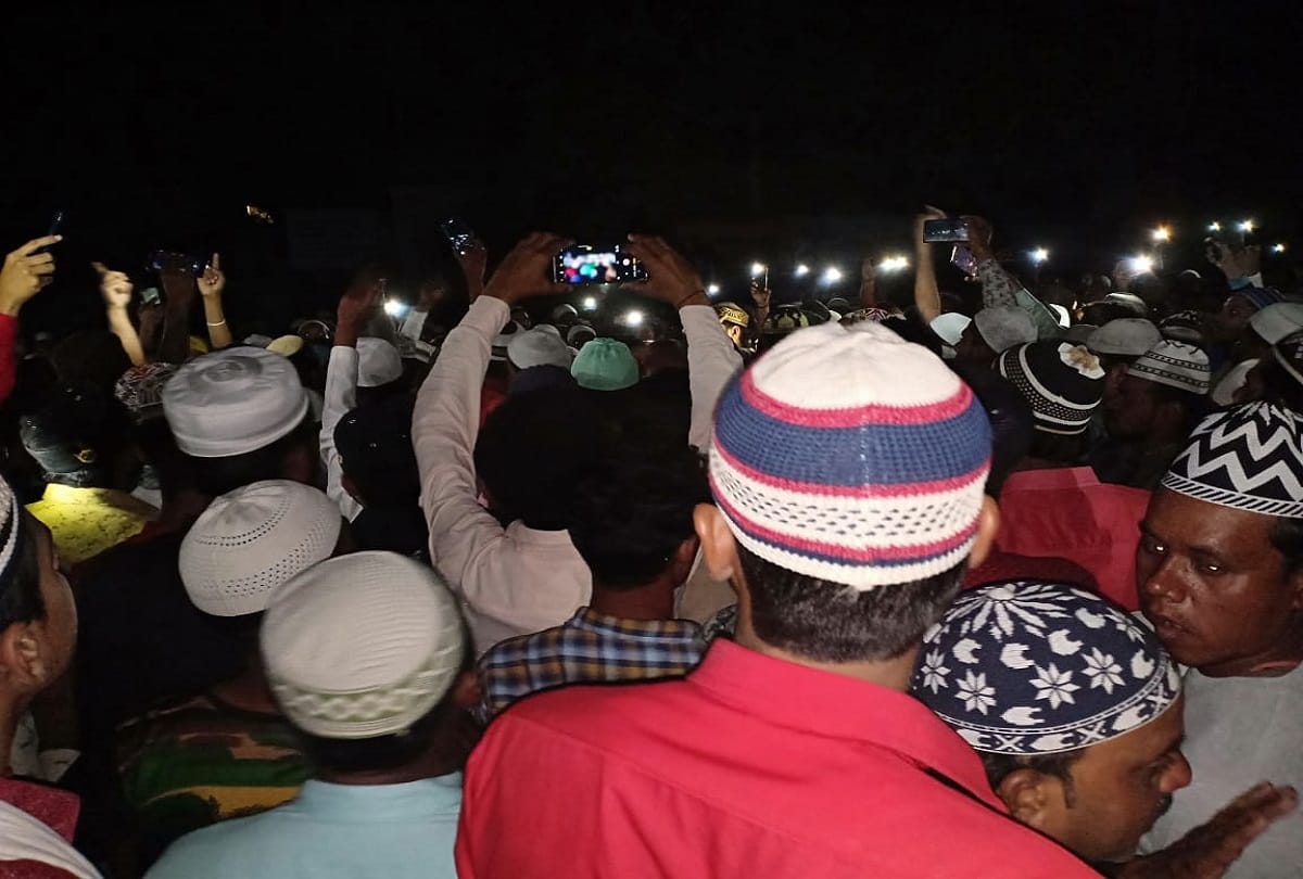 Mass protest and Demands for arrest accused for imam suicide in Lalitpur