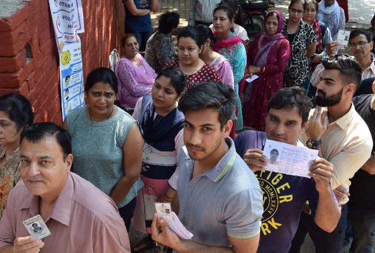 Lok Sabha Elections 2019, Chandigarh Polling Booths Voters Percentage