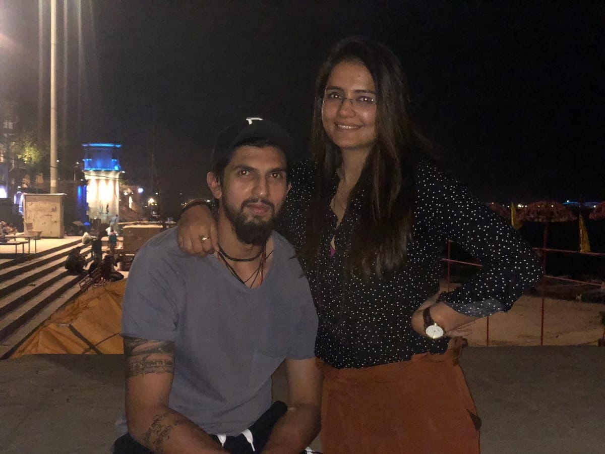 Ishant sharma arrived in Kashi for holidays banaras