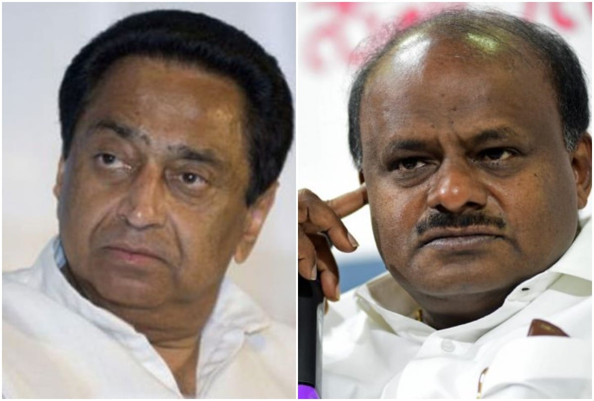 kamal nath government's pulse high after karnataka political drama