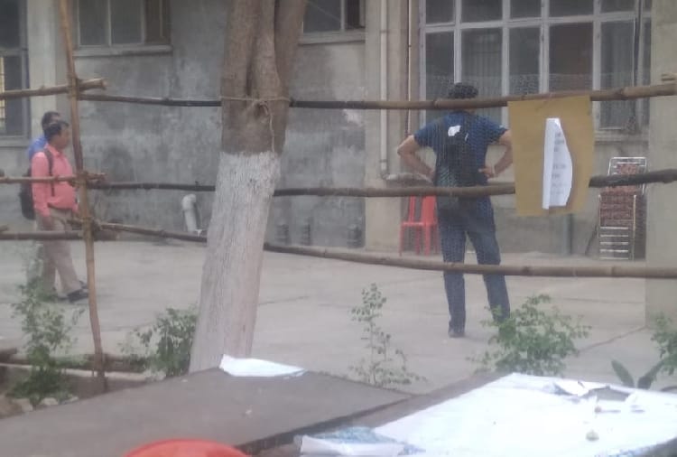 BSP workers protest after seeing man with laptop outside strong room in Jalandhar