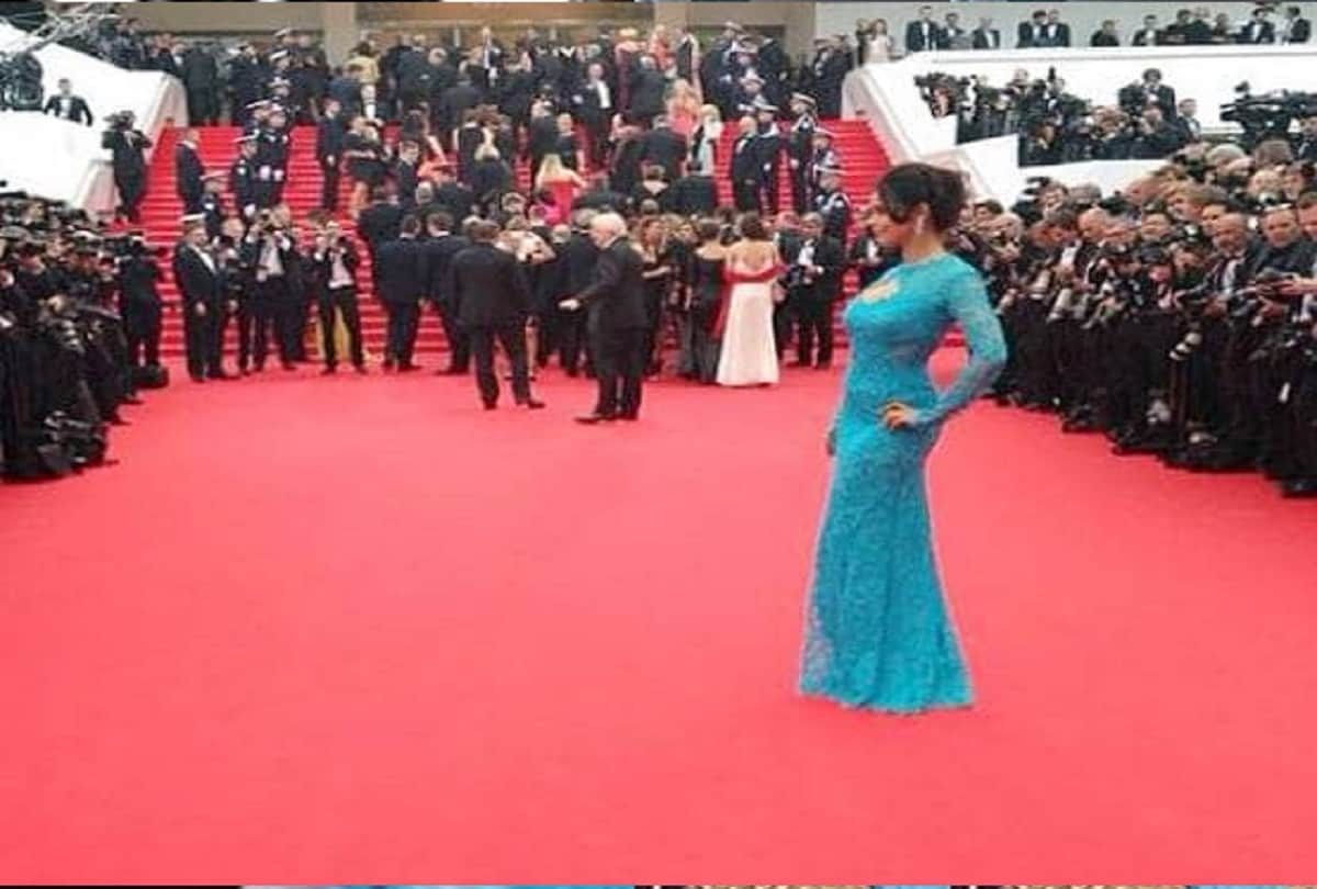 mallika sherawat repeats dress in cannes 2019