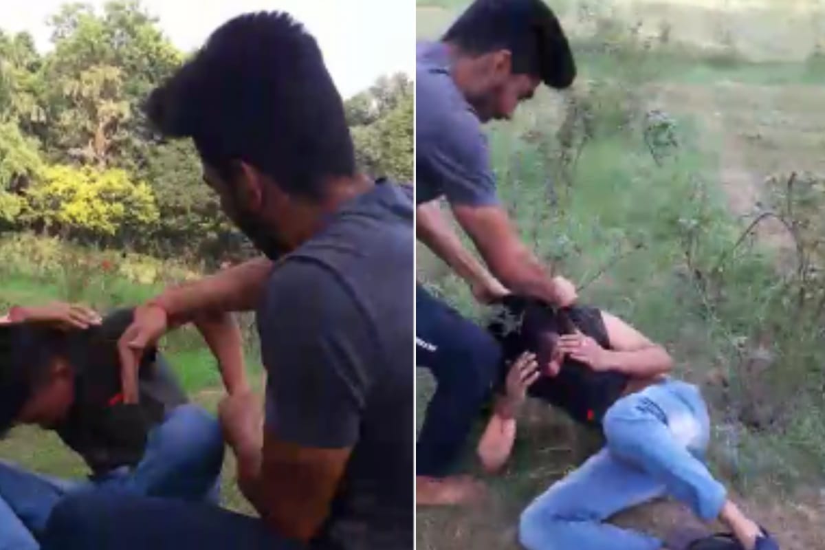 inspector son in Meerut beaten a teenager brutally with baseball bat,video gone viral
