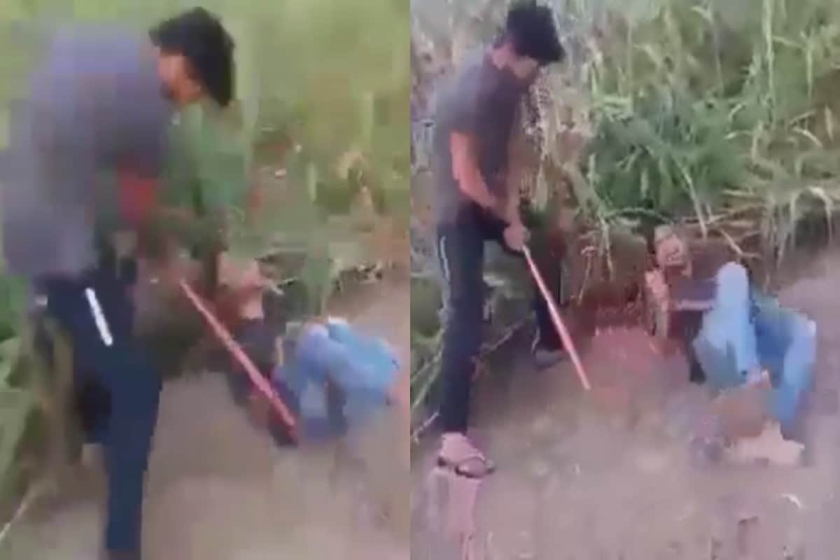 inspector son beating a teenager brutally in Meerut, Police take action
