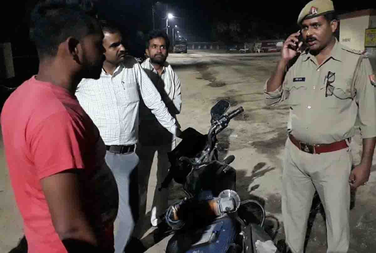 suspected man caught near evm strong room