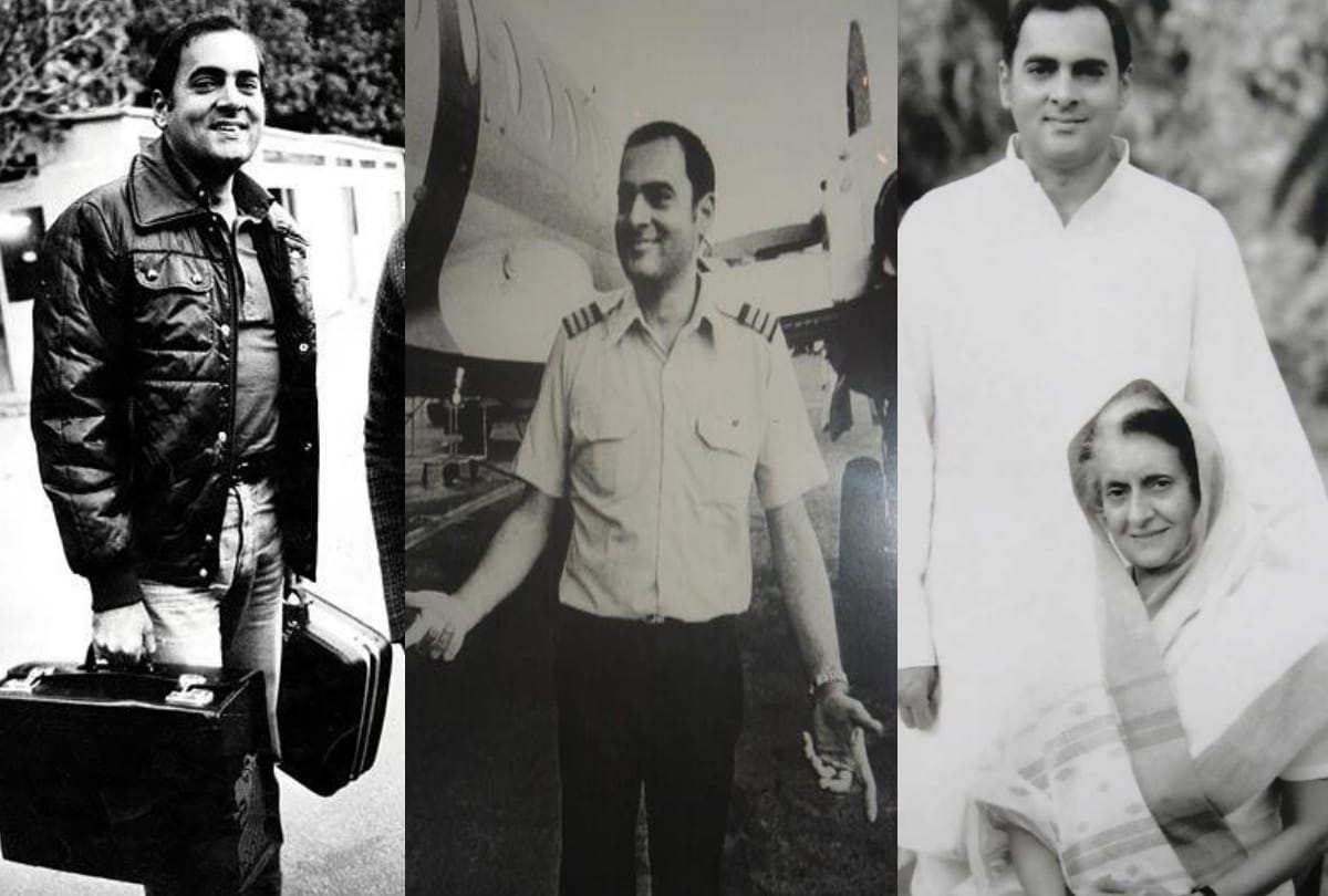 rajiv gandhi death anniversary see his life in unseen photos how he became pm from pilot
