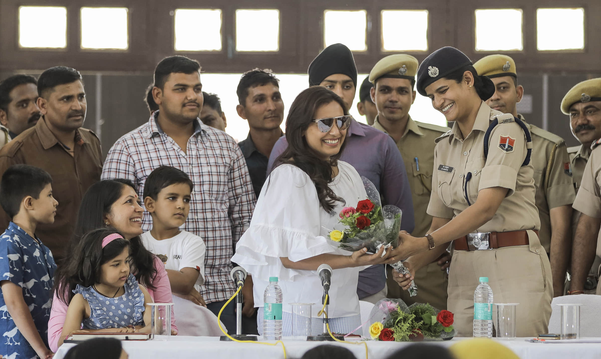 Rani mukherjee arrives jaipur to celebrate her husband aditya birthday