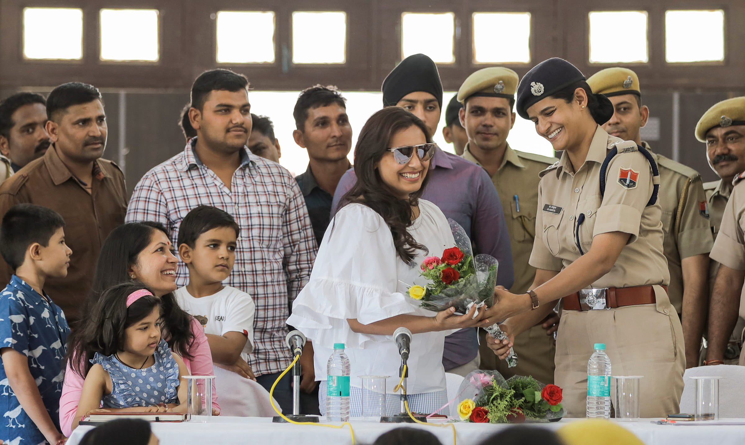 Rani mukherjee arrives jaipur to celebrate her husband aditya birthday
