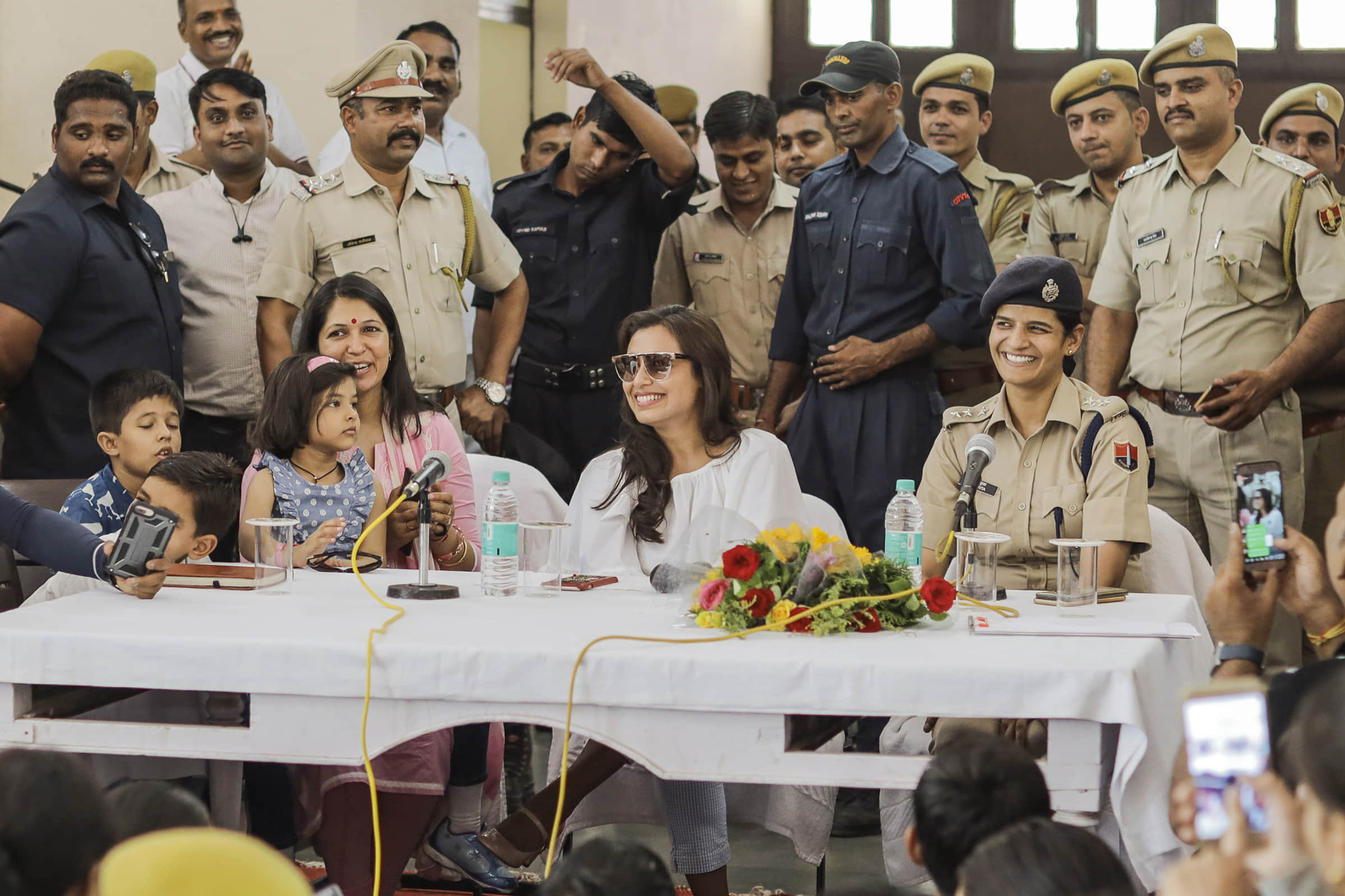 Rani mukherjee arrives jaipur to celebrate her husband aditya birthday