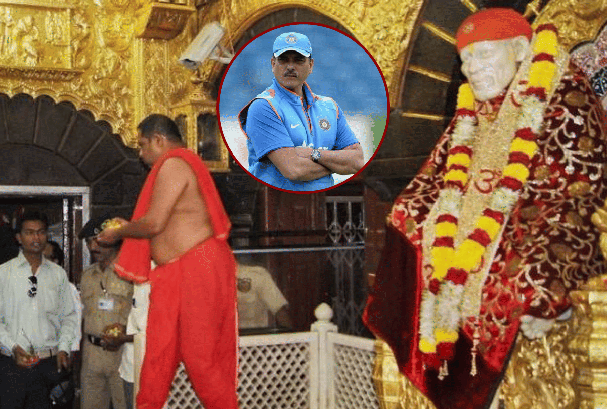 Team India Coach Ravi Shastri visits Shirdi Sai Baba temple ahead of World Cup 2019
