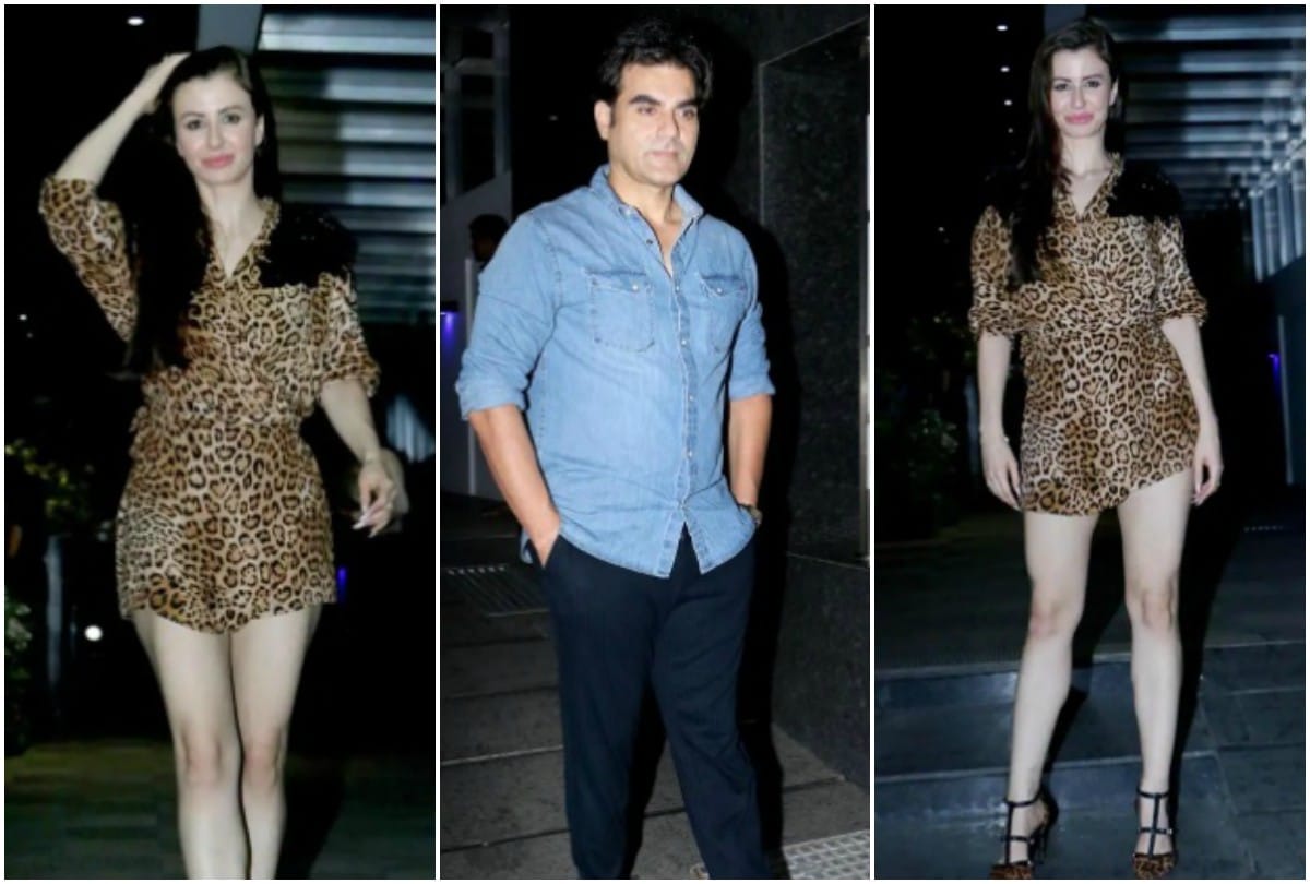 Arbaaz Khan missed Salman Khan film Bharat screening spotted Bandra with girlfriend Georgia Andriani