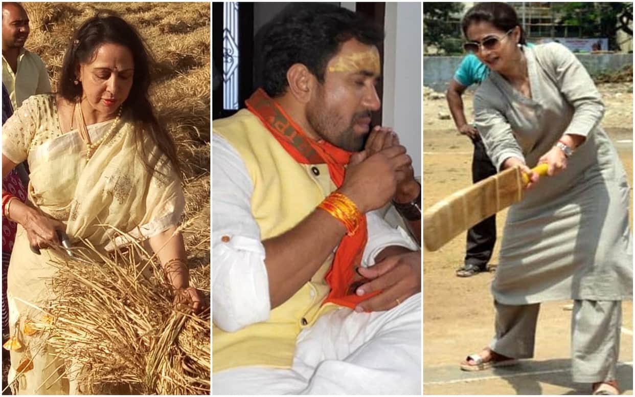 Lok Sabha Election Result Here Are viral picture of celebs during Election