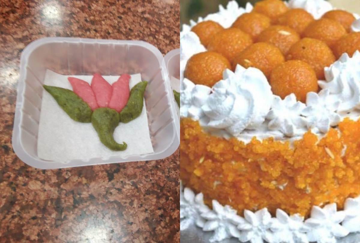 BJP order 50 kg special kamal barfi for distribute in chandni chowk