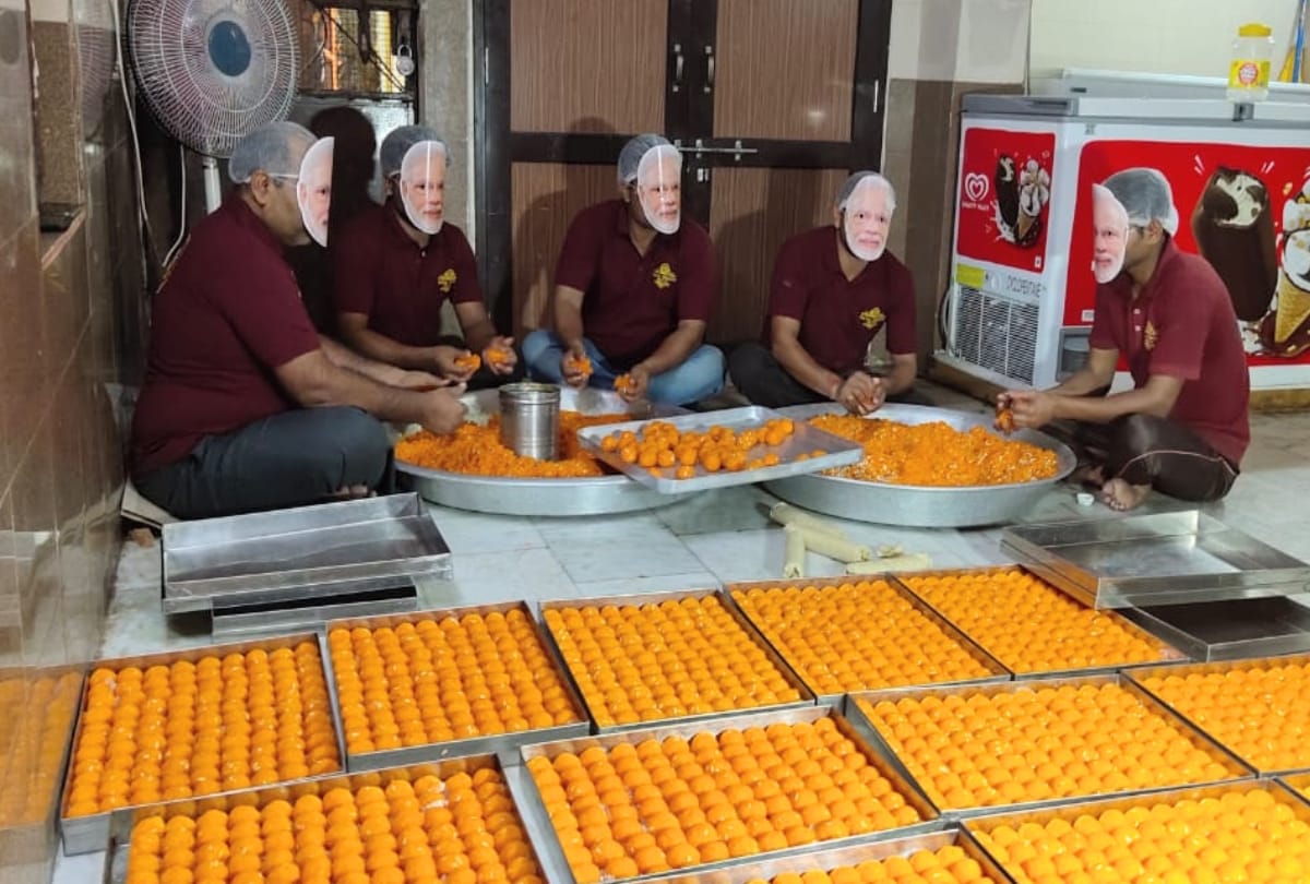Lok Sabha Chunav Result 2019 10 quintal ladoo order by Himachal BJP in Una HImachal Pradesh