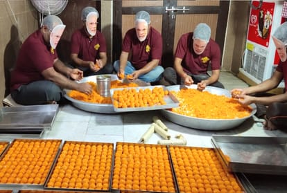 Lok Sabha Chunav Result 2019 10 quintal ladoo order by Himachal BJP in Una HImachal Pradesh