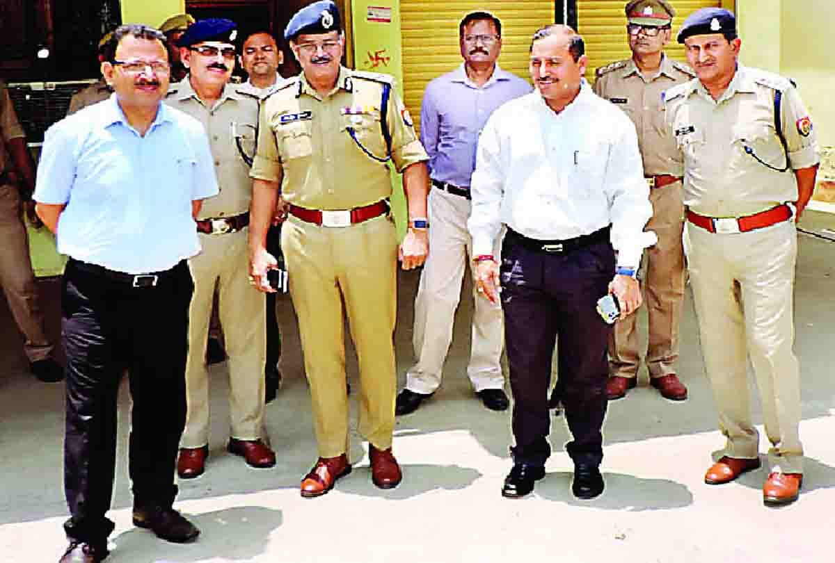 high security on vote counting place on 23rd may